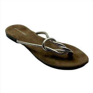 Jeffrey Campbell Womens Tan & Silver Sandals Size 6